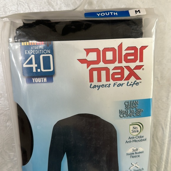 PolarMax 4.0 QUATTRO FLEECE BASELAYER CREW- Black - Picture 6 of 14